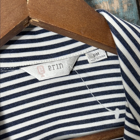 Erin  London Blue and White Striped sailorWomen's Jacket - Picture 2 of 16